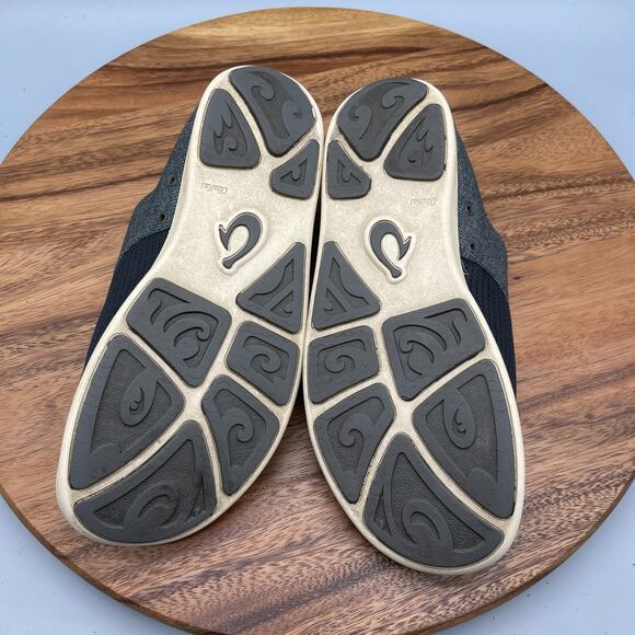 Olukai Nohea Moku Shoes Mens Size 8.5 Gray Casual Comfort Walking Sneakers - Picture 7 of 8